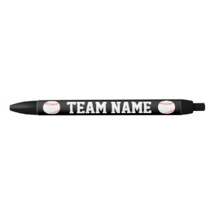 Baseball Team Custom Text Pens