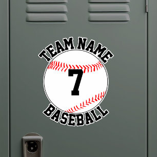 Baseball Team Name and Player Number Customizable