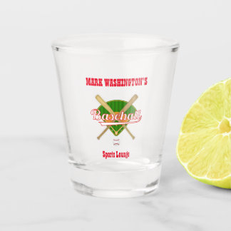 Baseball Team Player Sports Lounge Verre Shot