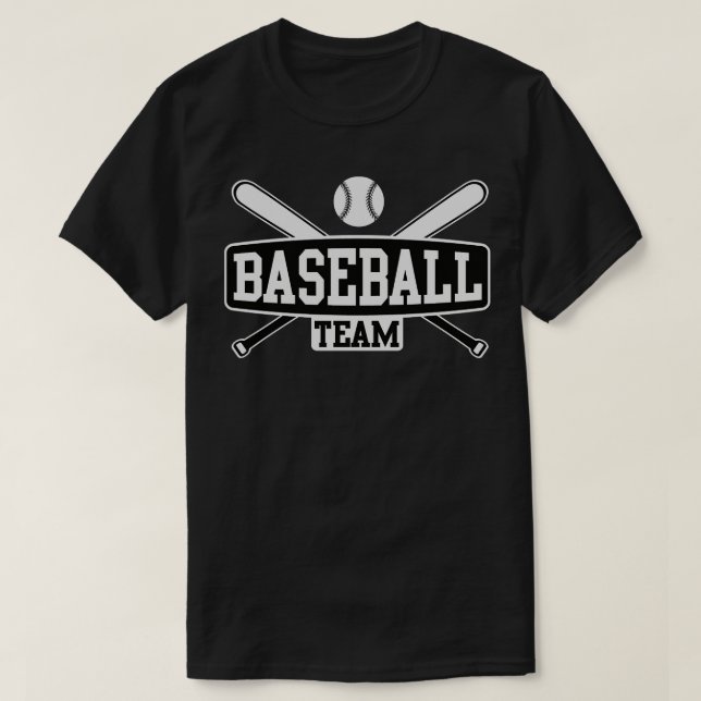 Baseball Team T-Shirt (Design Front)