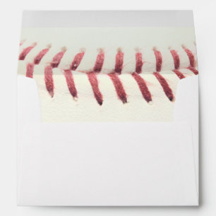 Baseball Texture Personalized Envelope