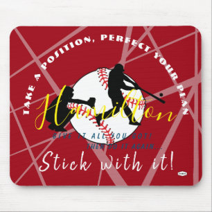 Baseball Theme Personalized Mousepad