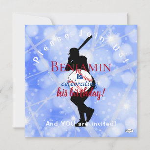 Baseball Themed Invitation HAMbWG