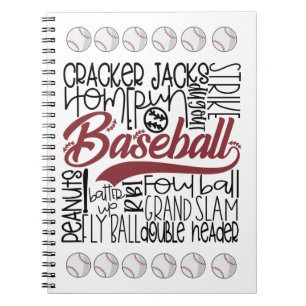 Baseball Themed Notebook