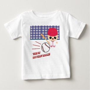 Baseball This is my First Game Baby T-Shirt