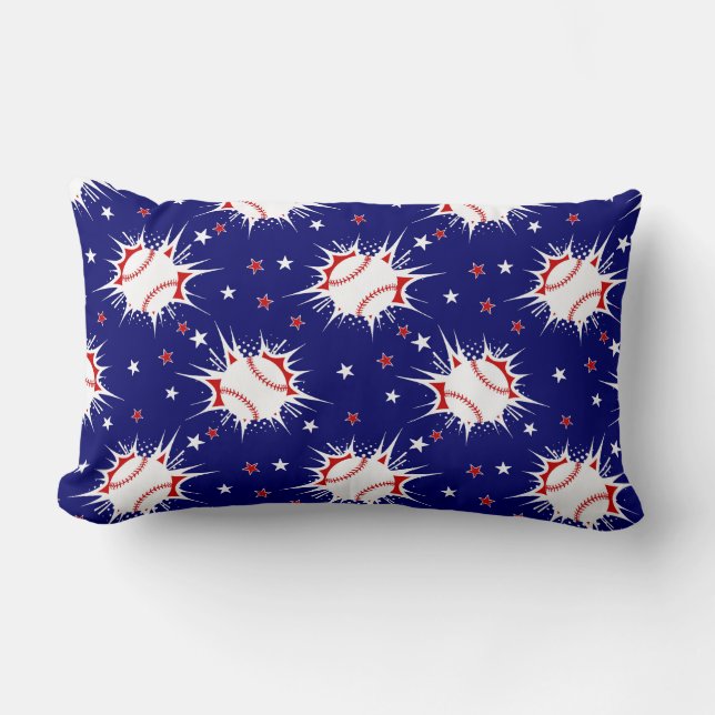 Baseball Throw Pillow (Front)