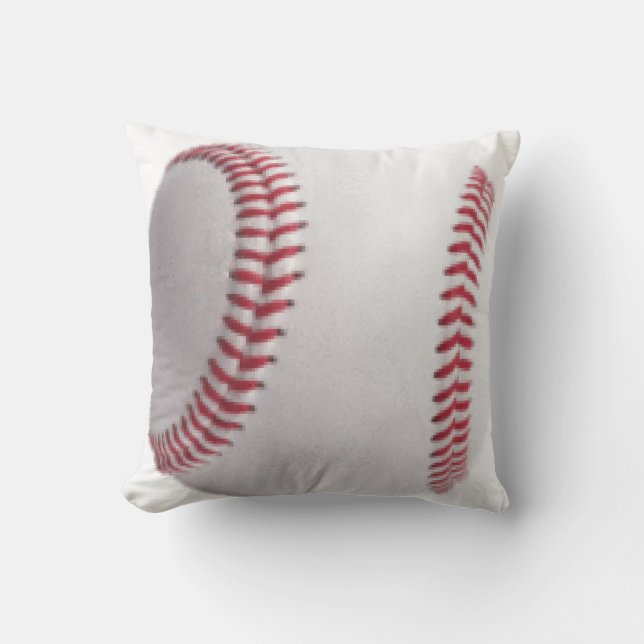 Baseball Throw Pillow (Front)
