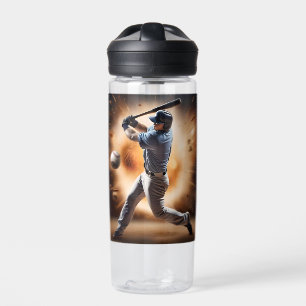 Baseball Thunder Pitch, Water Bottle