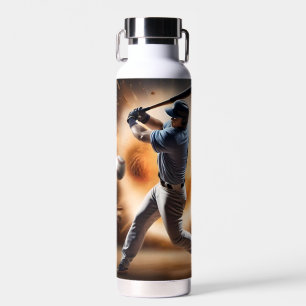 Baseball Thunder Pitch, Water Bottle