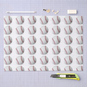 Baseball tissue paper