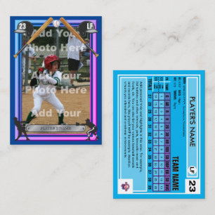 Baseball Trading Card Miami Frt - Custom Stats