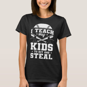 Baseball Training Equipment I Teach My Kids To Hit T-Shirt