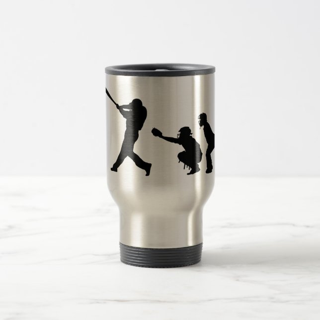 Baseball Travel Mug (Center)