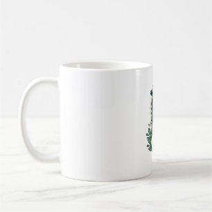 Baseball Turtle Vintage Engraving Graphic Design_1 Coffee Mug