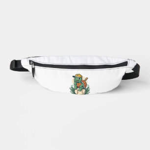 Baseball Turtle Vintage Engraving Graphic Design_1 Fanny Pack