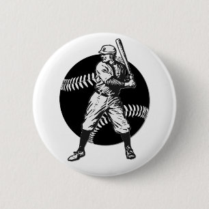 Baseball:Vintage 2 Inch Round Button