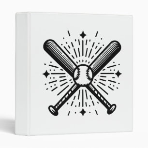 baseball vintage binder
