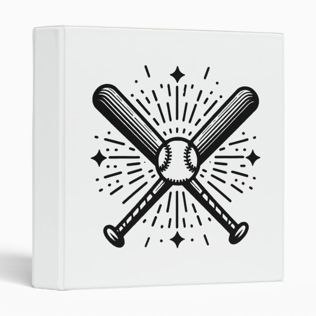 baseball vintage binder (Front/Spine)