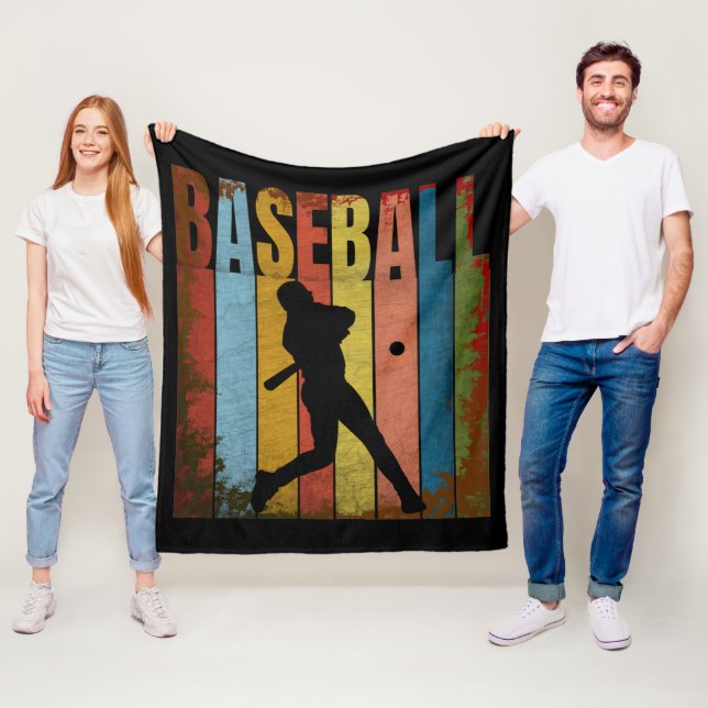 BASEBALL VINTAGE FLEECE BLANKET (In Situ)