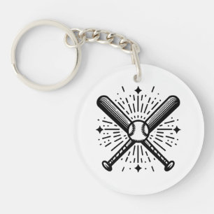 baseball vintage keychain