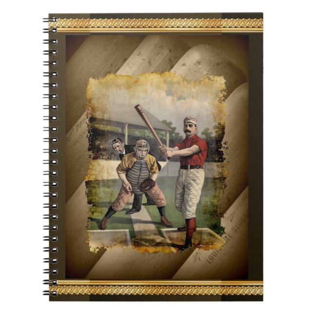 Baseball:Vintage Notebook (Front)