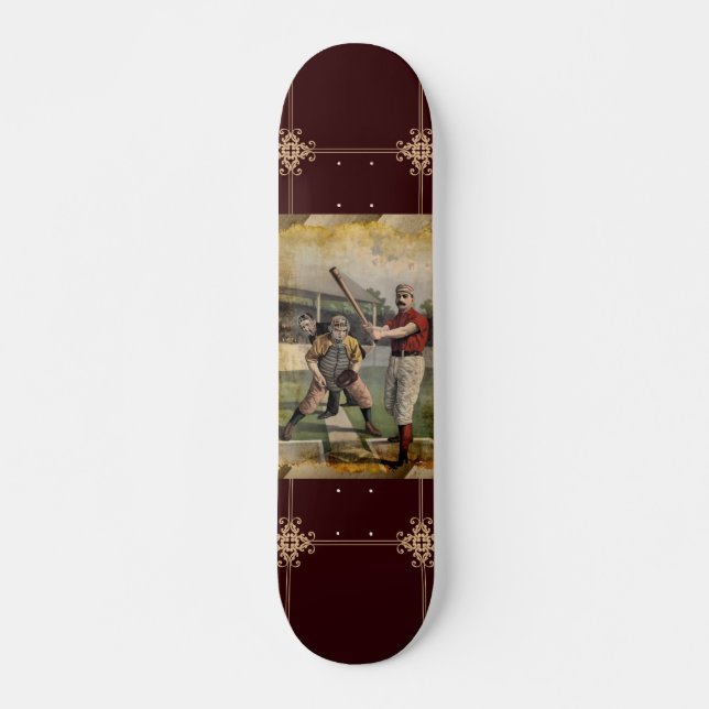 Baseball:Vintage Skateboard (Front)