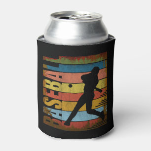 BASEBALL VINTAGE STYLE CAN COOLER
