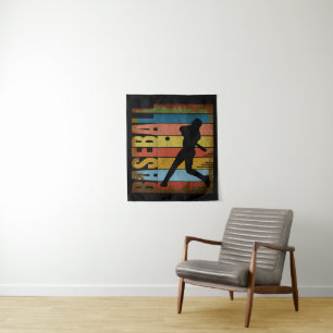 BASEBALL VINTAGE STYLE TAPESTRY