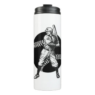 Baseball:Vintage Thermal Tumbler