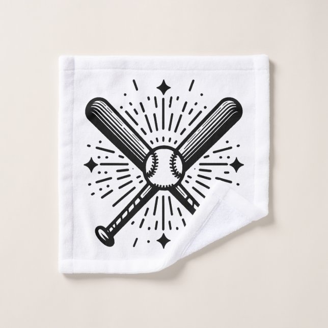baseball vintage wash cloth (Wash Cloth)