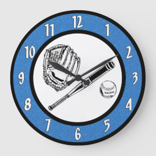 Baseball Wall Clock