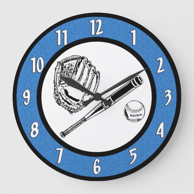 Baseball Wall Clock (Front)