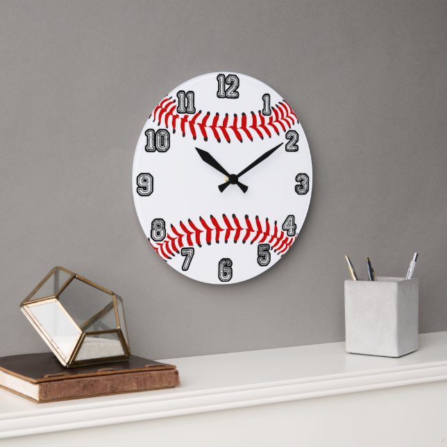 Baseball Wall Clock (Office)
