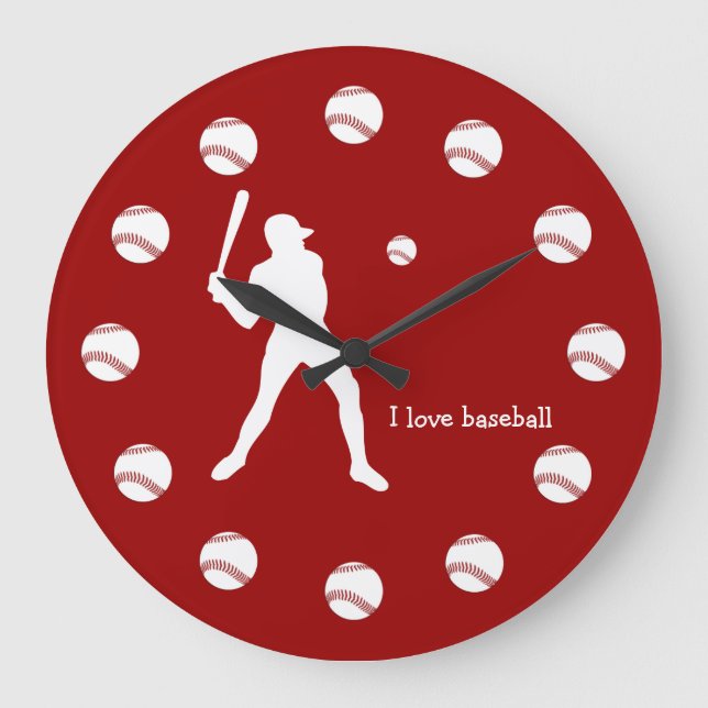 Baseball Wall Clocks (Front)