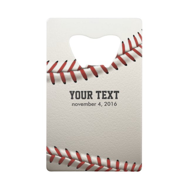 Baseball Wallet Bottle Opener (Front)