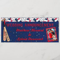 Baseball Wedding Ticket Invite-Custom HOWARD