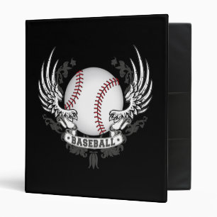 Baseball Wings Binder