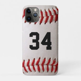Baseball with Customizable Number Case-Mate iPhone Case