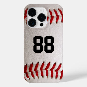Baseball with Customizable Number Case-Mate iPhone 14 Pro Case