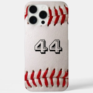 Baseball with Customizable Number iPhone 16 Pro Max Case
