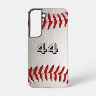Baseball with Customizable Number Samsung Galaxy Case