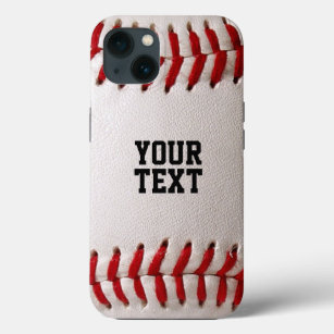 Baseball with Customizable Text iPhone 13 Case