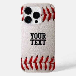 Baseball with Customizable Text Case-Mate iPhone 14 Pro Case