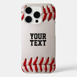 Baseball with Customizable Text iPhone 16 Pro Case