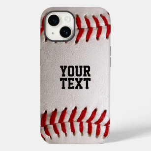 Baseball with Customizable Text Case-Mate iPhone 14 Case