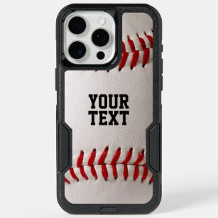 Baseball with Customizable Text iPhone 15 Pro Max Case