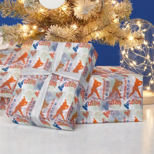 BASEBALL     WRAPPING PAPER (Holidays)