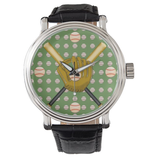 Baseball Wrist Watch (Front)