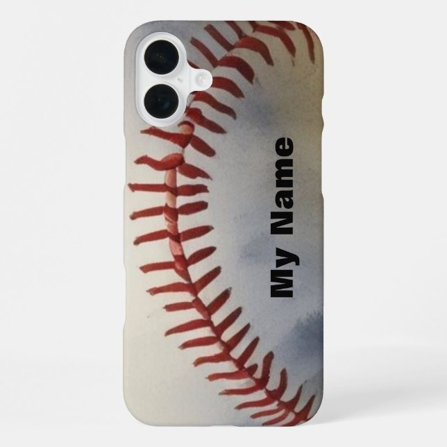 Baseball Your Name iPhone Case (Back)