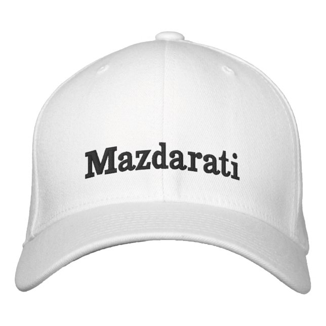 Baseballcap Mazdarati Embroidered Hat (Front)